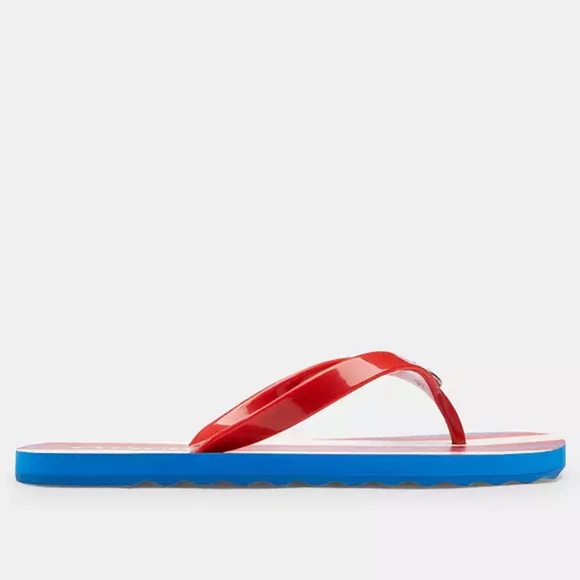 Coach Zayn Flip Flop With Stripe Print nwt in packaging - Picture 2 of 7
